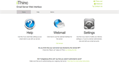 Desktop Screenshot of mail.ithinc.net